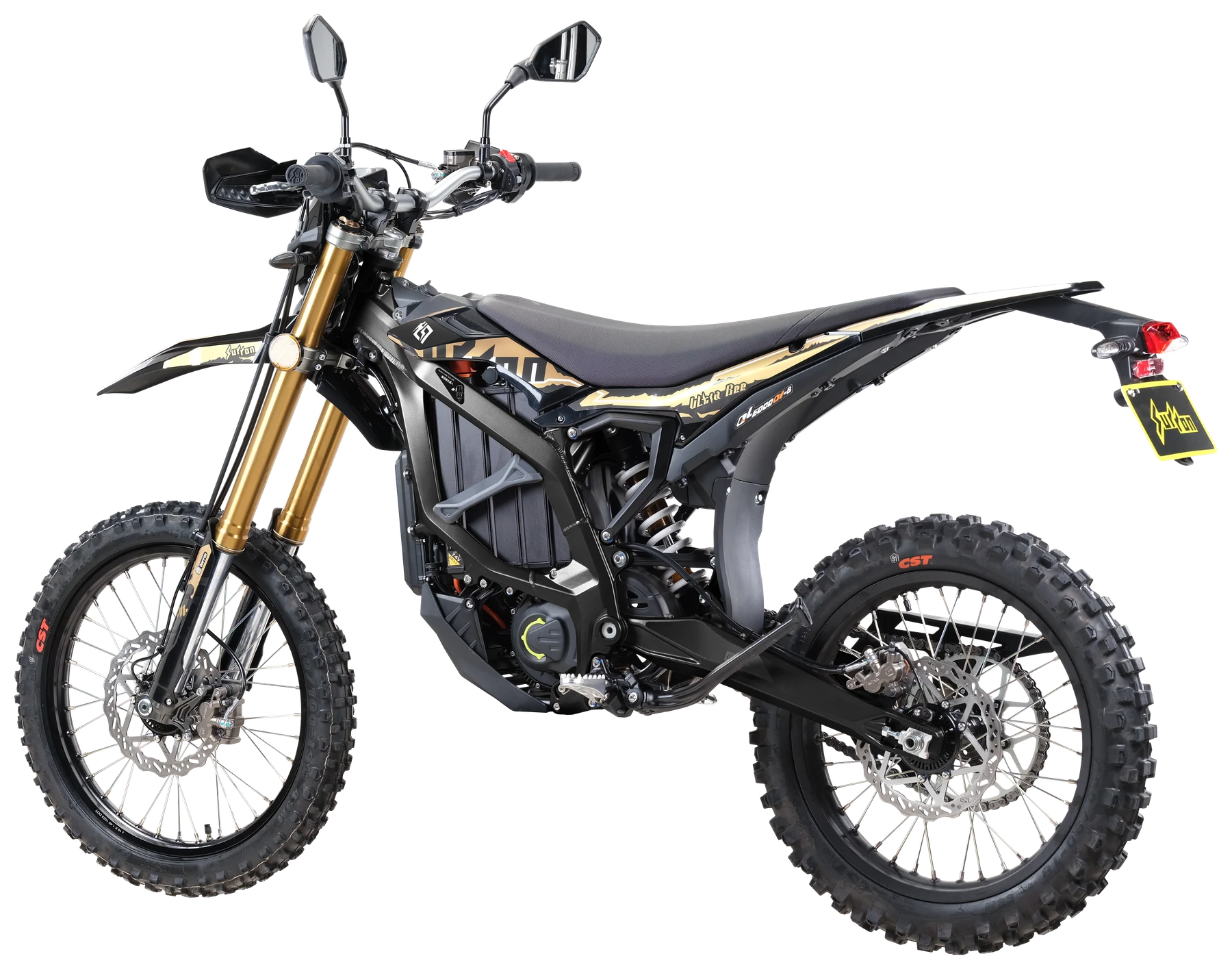 Sur-Ron Ultra Bee HP (T) Off-road, widok z lewej i z tyłu